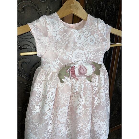 Mia and MiMi‎ Todler Girls Dress Pink With lace Size 3T - Picture 2 of 4